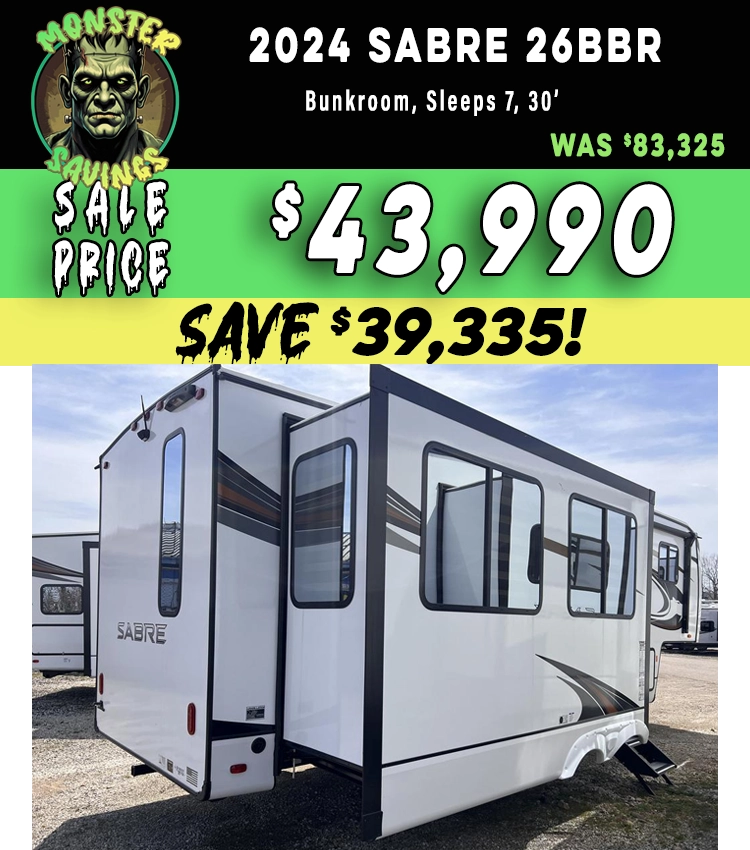 Sabre 26BBR 5th Wheel with Bunks